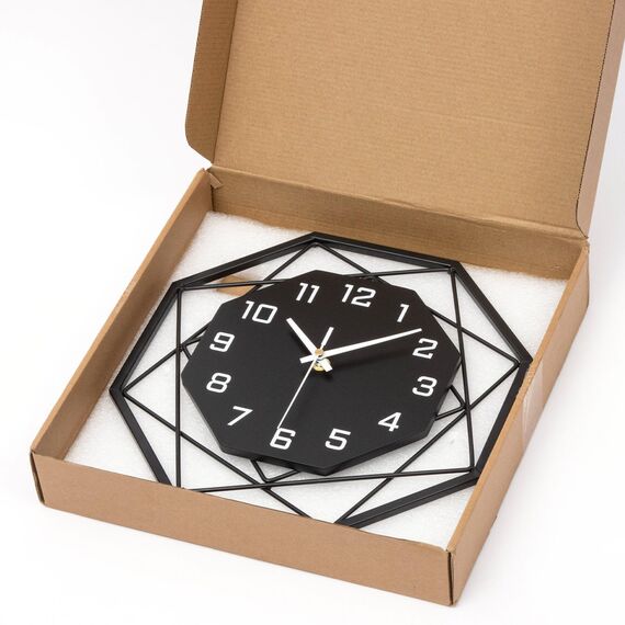 VIVILINEN Große Wanduhr Ohne Tickgeräusche 40cm Wanduhr aus Metall im Vintage-Stil Quarzuhr Batteriebetriebene Uhr Lautlos für Wohnzimmer Schlafzimmer Küche Dekoration 40x40cm