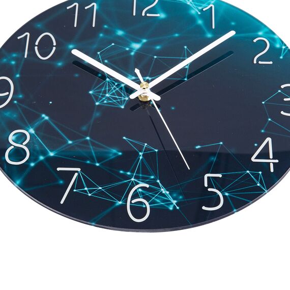 ACCSHINE Wanduhr Ohne TickgeräUsche Lautlos Modern 30cm Quarz Groß Batterie Betriebene Wanduhr Einfach zu Lesen für Zimmer Zuhause KüChe Schlafzimmer BüRo Schule