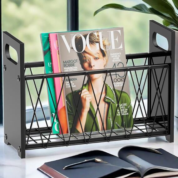 XINGDOZ Moderner Zeitungsständer Vielseitiger Zeitschriftensammler PraktischerZeitschriftenhalter Robust und Langlebig für Büro, Zuhause und Wohnzimmer