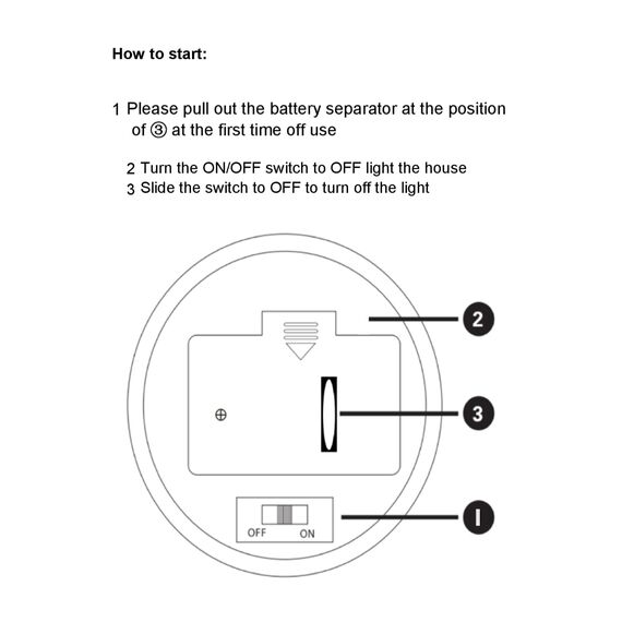 Yeerockal Keramic Xmas Dekohaus mit LED Leuchtmittel | 14cm Höhe | LED 2 x LR44 Batterien Inkl | Weiß Teelichthalter Xmas DIY Dekoration (Style A)