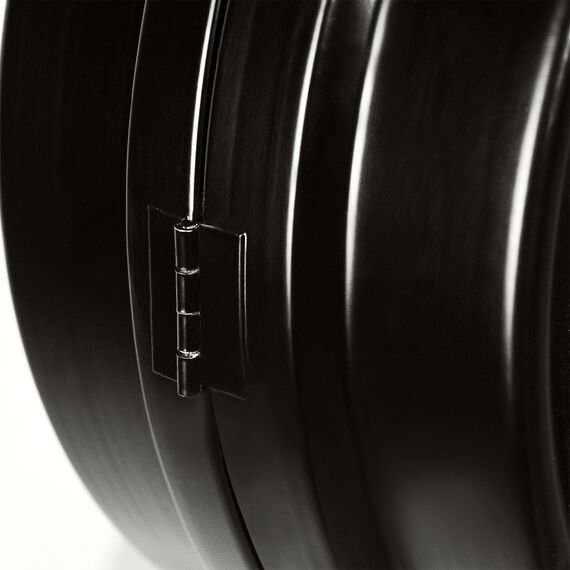 Monzana® Wanduhr Vintage Quarzuhrwerke Mit Beidseitigem Ziffernblatt Doppelseitige Bahnhofsuhr Schmiedeeisern Retro Schwarz