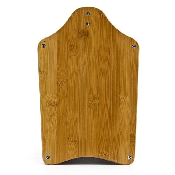 Relaxdays Zeitungsständer aus robustem Bambus mit Henkel als platzsparender Magazinhalter mit Tragegriff zum Transportieren für Zeitungen, Zeitschriften, Kreuzworträtsel HBT: 33 x 42 x 21 cm, natur