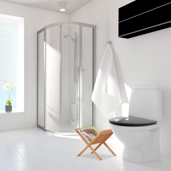 Relaxdays 2 x Zeitungsständer Bambus, Ablage, Sammler, Tragegriffe, handlich, platzsparend, stehend, DIN A4, DIN A5, Natur