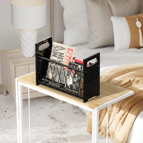 XINGDOZ Moderner Zeitungsständer Vielseitiger Zeitschriftensammler PraktischerZeitschriftenhalter Robust und Langlebig für Büro, Zuhause und Wohnzimmer