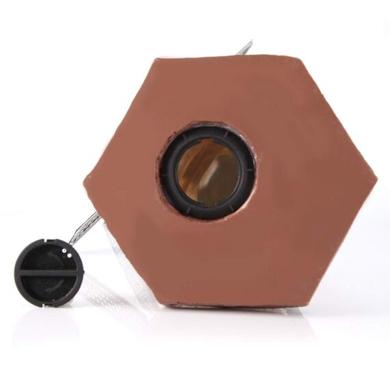 Garosa Eisen Dreieck Bücherregal - Premium Desktop Organizer, Lagerregal, Zeitschriftenhalter für Büro oder Dekoration (Gold)