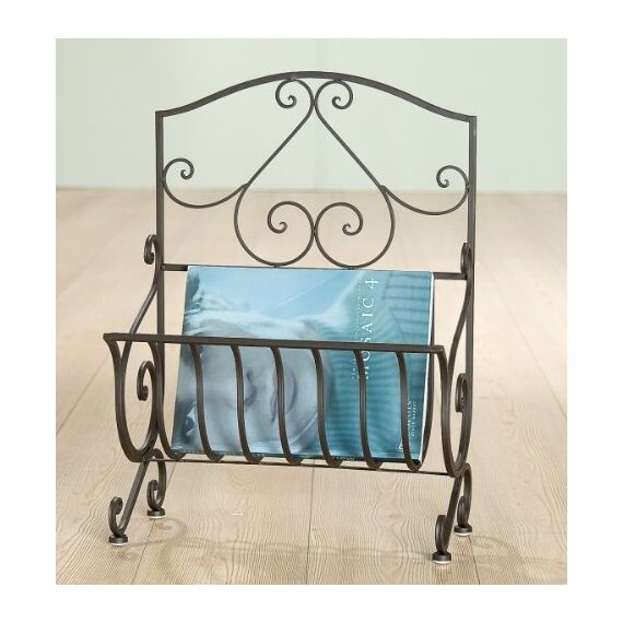 GILDE Zeitungsständer, 40 x 23 x 55 cm, Rusty