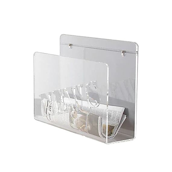 Tomasucci 0719 News Zeitungshalter/Zeitschriftenhalter, zur Wandmontage, Transparent