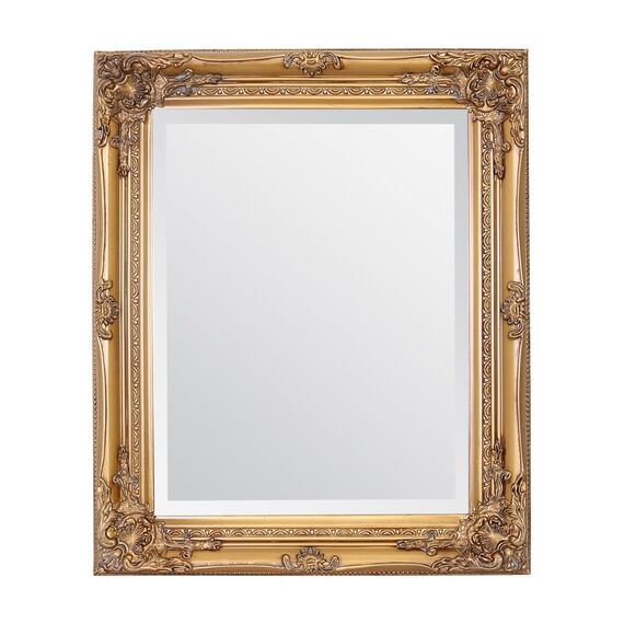 Select Mirrors Rhone Wandspiegel, französischer Vintage, antiker Barockstil, 50 x 60 cm (antikes Gold)