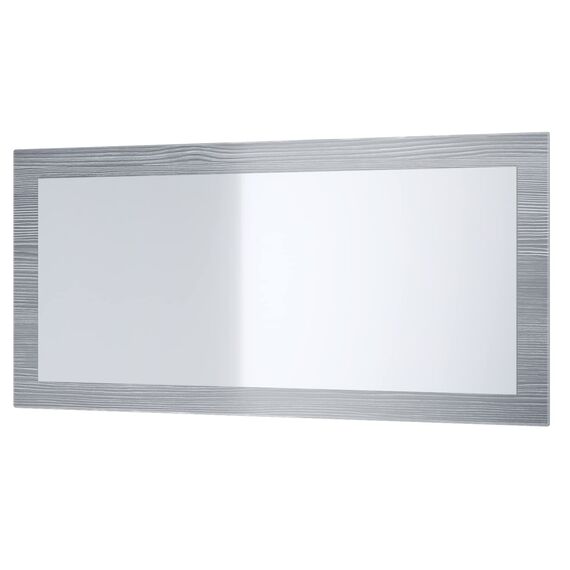 Vladon Spiegel Lima, Made in Germany, Wandspiegel mit Rahmen im modernen Stil, Avola-Anthrazit (89 x 45 cm)