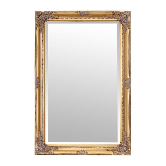 Select Mirrors Rhone Wandspiegel, französischer Vintage, Rokoko, Barockstil, schicke Wohnkultur, 60 cm x 90 cm (2 x 3 Fuß), antikes Gold