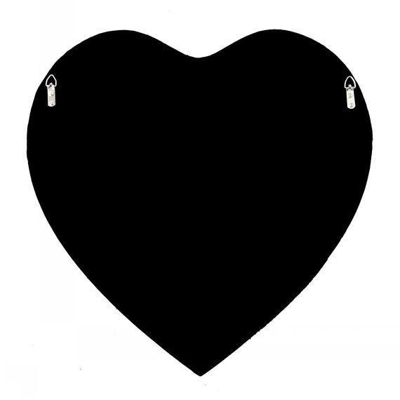 DMDFIRST Crystal Crush Diamond Herzförmiger Silberspiegel für Wanddekoration, 50,8 x 50,8 x 2,5 cm, Wandbehang, rahmenloser Spiegel, Acryl-Diamant-Dekor.