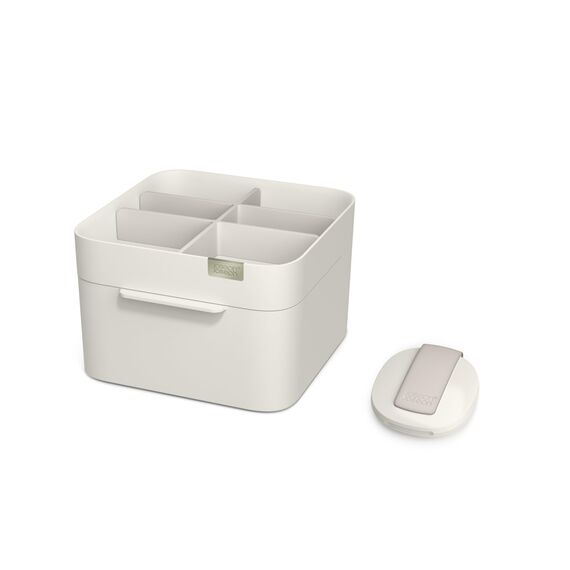 Joseph Joseph Make Me up Kompakter Spiegel und Kosmetik-Organizer-Set, Shell