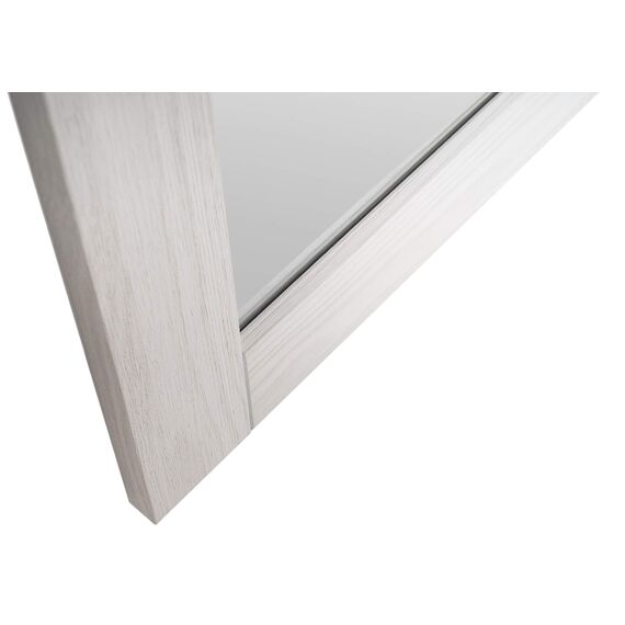 ARHome Wandspiegel, 90 x 60 cm, Esche Weiß, Spiegel, Made in Italy