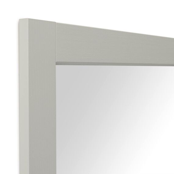 ARHome Wandspiegel, 120 x 60 cm, Hellgrau, Spiegel, Made in Italy