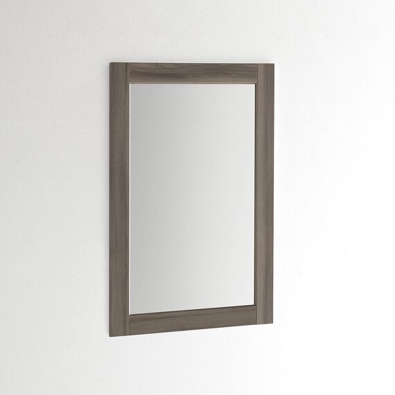 ARHome Wandspiegel, 90 x 60 cm, Rustikale Esche, Spiegel, Made in Italy