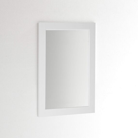 ARHome Wandspiegel, 90 x 60 cm, Hellgrau, Spiegel, Made in Italy