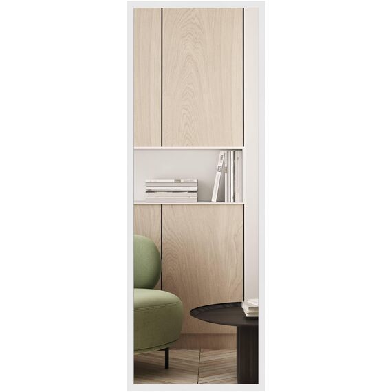 nielsen HOME Wandspiegel, 70 x 170 cm, Holz (MDF), Weiß, Ganzkörperspiegel für alle Wohnbereiche, Hoch- & Querformat, anpassbare Aufhänger, Oslo