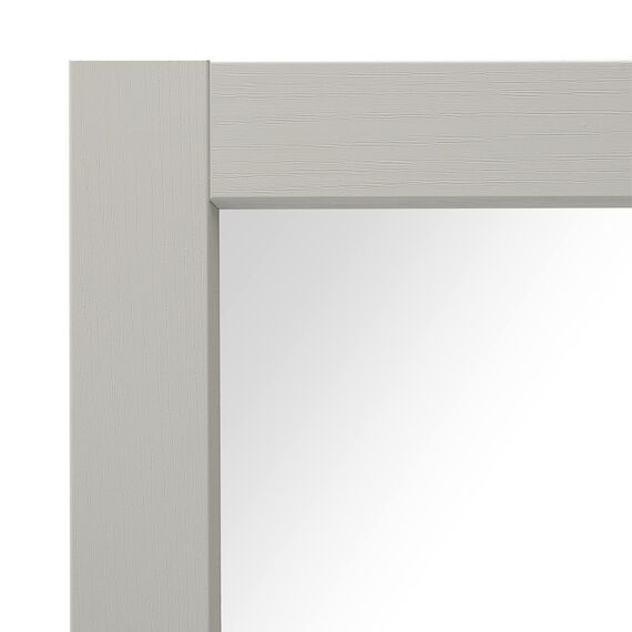 ARHome Wandspiegel, 90 x 60 cm, Hellgrau, Spiegel, Made in Italy