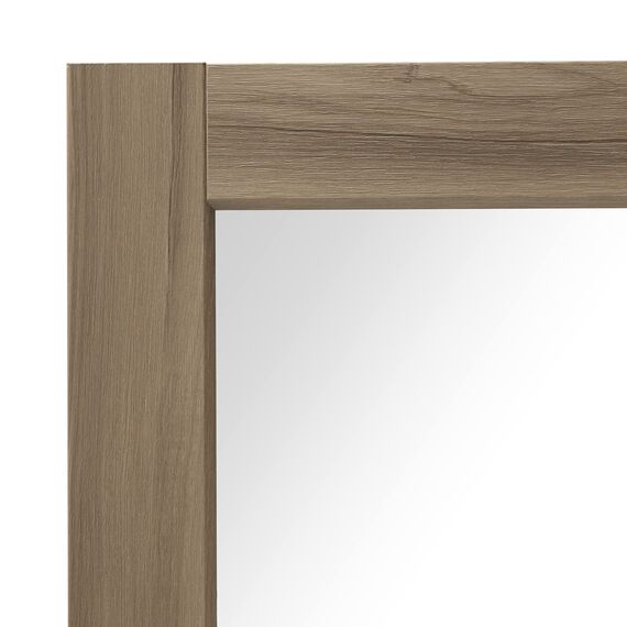 ARHome Bodenspiegel, 160 x 60 cm, Rustikale Esche, Wandspiegel, Made in Italy