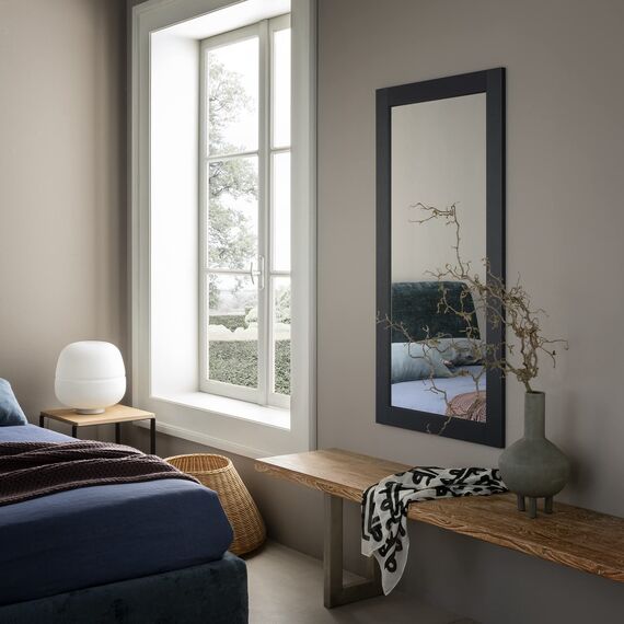 ARHome Wandspiegel, 120 x 60 cm, Nachtblau, Spiegel, Made in Italy