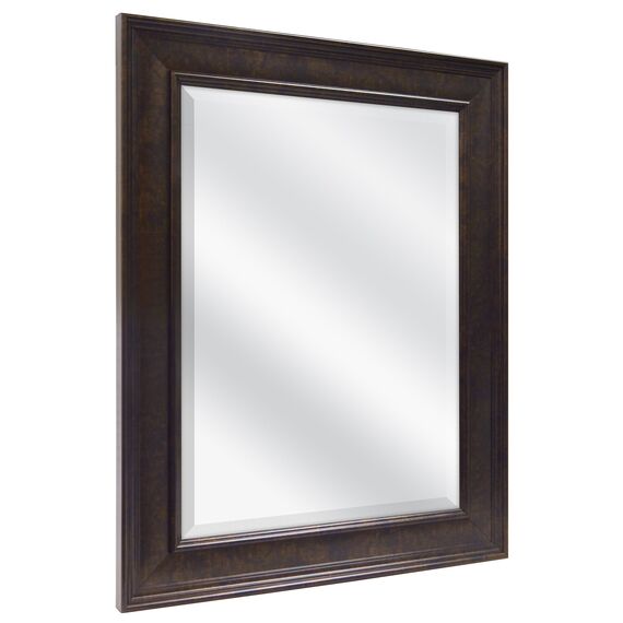 MCS 20676 Abgeschrägter Spiegel mit 54,5 x 70,5 cm Rahmen, Bronze