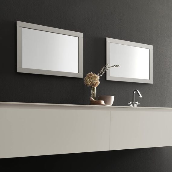 ARHome Wandspiegel, Smart, 70 x 50 cm, Silber, Spiegel, Made in Italy