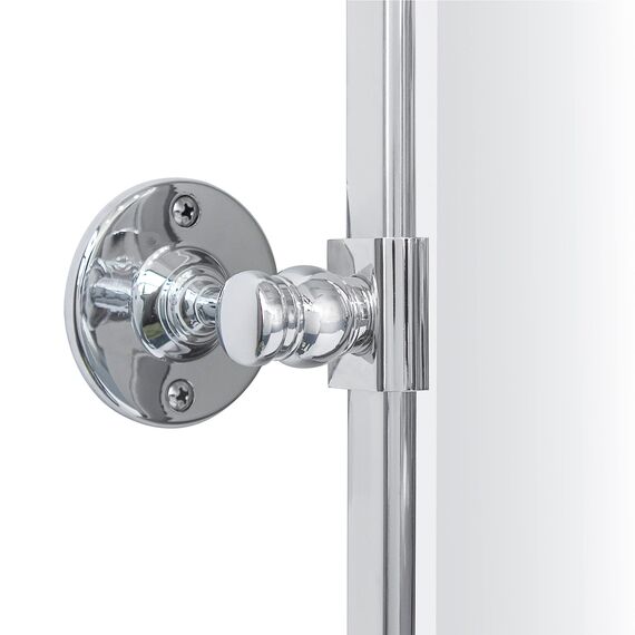 TEHOME 76,2 x 101,6 cm, Chrom, Pivot Spiegel, Horizontal, 76,2 x 101,6 cm, Metallrahmen, Rechteck, Schwenkbar, Abgeschrägt, Vanity Spiegel für Wand