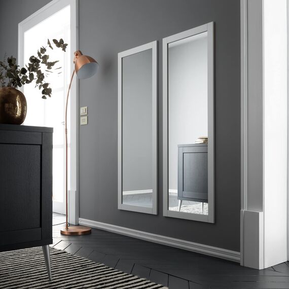 ARHome Wandspiegel, Smart, 140 x 50 cm, Weiß, Spiegel, Made in Italy