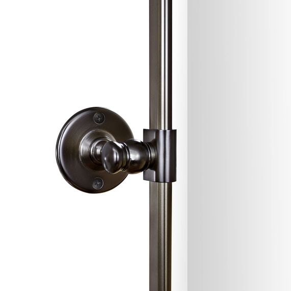 TEHOME 50,8 x 61 cm, Ölgerubbt Bronze, Pivot, Badezimmer Vanity Spiegel, 61 x 50,8 cm, Metallrahmen, Dunkel Bronze, Rechteck, Schwenkbar, Abgeschrägt, Vanity Spiegel für Wand