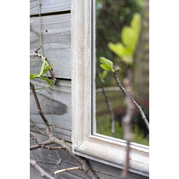 La Hacienda Kirche Fenster Gartenspiegel, Wand- oder bodenmontiertm, groß, Stein