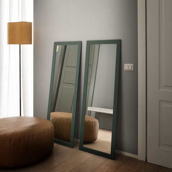 ARHome Wandspiegel, Smart, 140 x 50 cm, Grün, Spiegel, Made in Italy