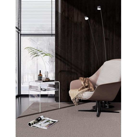 solaround Acryl Beistelltisch Nachttisch, Transparent U-Form Tisch, für Schlafzimmer Wohnzimmer, 40 x 30 x 50 cm (Transparent)