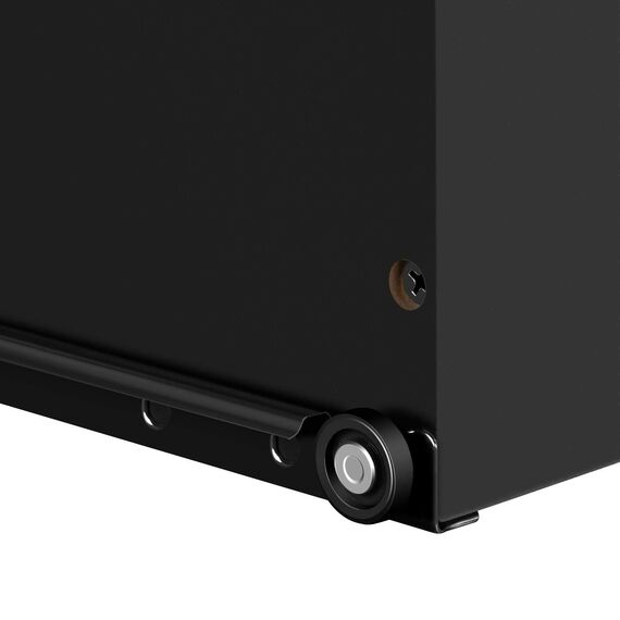 Yaheetech Nachttisch 2er Set Beistelltisch mit 2 Schubladen Holz Nachtschrank Sofatisch für Schlafzimmer/Wohnzimmer, Schwarz