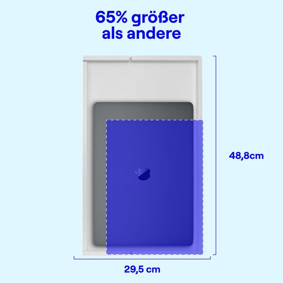 BedShelfie Nachttischregal für Etagenbetten, Essentials für Studentenwohnheime, Hochbett-Nachttisch-Organizer zum Anklipsen, Nachttisch-Tablett (Plus-Modell, Grau, Holz)