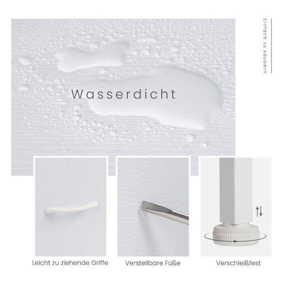 Sweetcrispy Kommode für Schlafzimmer, breite Schublade Kommode Organizer Storage Drawers Fabric Storage mit 5 Schubladen, kleine Kommode, TV Stand für Schlafzimmer, Schrank, Wohnzimmer, Kinderzimmer