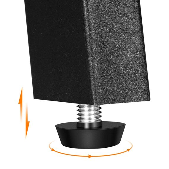 Yaheetech Industrie Nachtisch Stapelbar Beistelltisch mit offenem Fach Nachtkommode Nachtschrank stabile Metallbeine Vintage