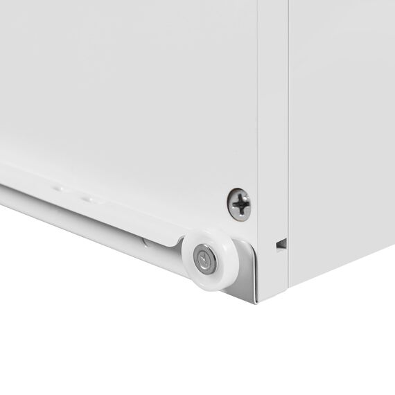 Yaheetech 2er Set Nachttisch Nachtschrank mit 3 Schubladen Boxspringbett Nachtkommode Beistelltisch Stabiler Sofatisch Konsole Schrank für Schlafzimmer/Wohnzimmer, Weiß