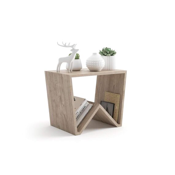 MOBILI FIVER, Emma Couchtisch, Eiche, Made In Italy