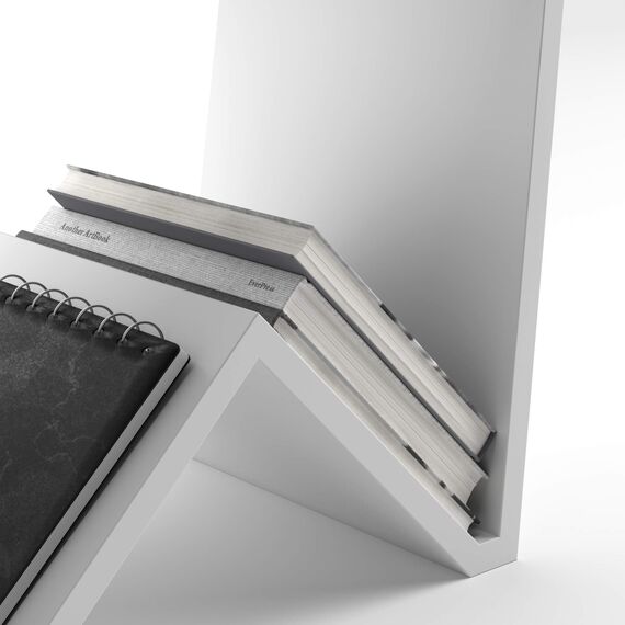 MOBILI FIVER, Emma Couchtisch, Weiß, matt, Made In Italy