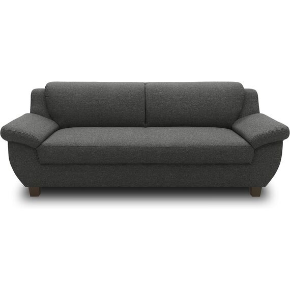 DOMO. collection Panama 3 Sitzer, Sofa, 3er Couch, Garnitur, 3-2-1, anthrazit, 207 cm