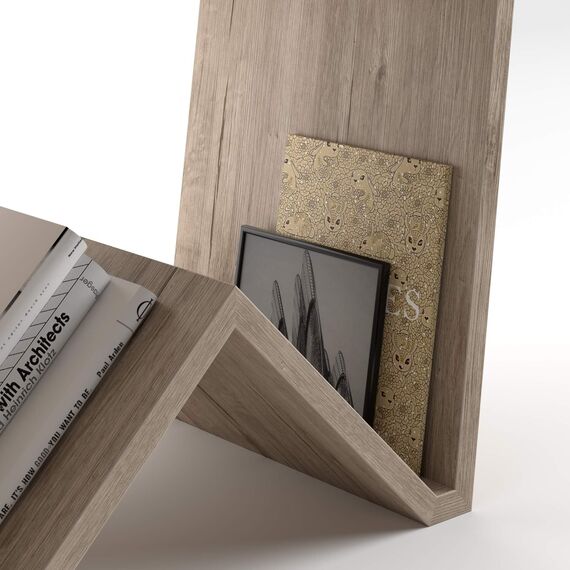 MOBILI FIVER, Emma Couchtisch, Eiche, Made In Italy