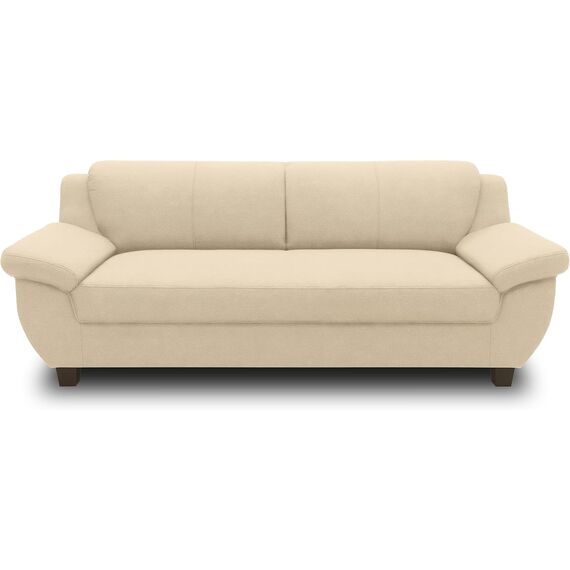 DOMO. collection Panama 3 Sitzer, Sofa, 3er Couch, Garnitur, 3-2-1, beige, 207 cm