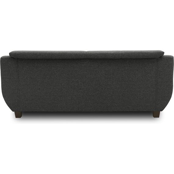 DOMO. collection Panama 3 Sitzer, Sofa, 3er Couch, Garnitur, 3-2-1, anthrazit, 207 cm