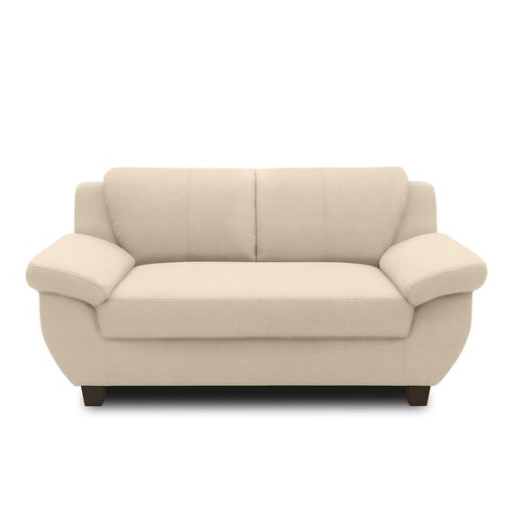 DOMO. collection Panama 2 Sitzer, Sofa, 2er Couch, Garnitur, 3-2-1, beige, 159 cm