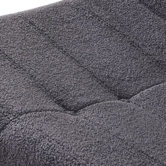 okwish Doppel Schlafsofas Relaxsessel mit Rückenlehne, Lazy Sofa, Indoor-Sitzkissen, Faltbarer Meditationsstuhl, geeignet für Schlafzimmer, Wohnzimmer, Grau