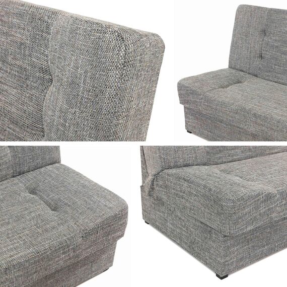 Mirjan24 Schlafsofa mit Bettkasten Hortens, Sofa mit Schlaffunktion, Polstersofa, Bettsofa, Couch, Bettfunktion, Couchgarnitur, Dauerschläfer-Sofa (Lawa 05)