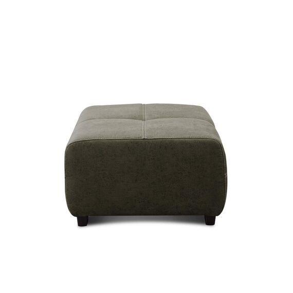 CAVADORE Hocker Mavericco / XXL-Fußbank, Sitzhocker, Polsterbank in Lederoptik / Modernes Design / Passend zu Big Sofa und Ecksofa Mavericco / 108 x 71 x 41 / Dunkelgrün