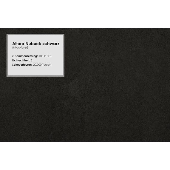 Cavadore Hocker Mavericco / XXL Polsterhocker im modernen Design / Mikrofaser / Passend zu Big Sofa und Ecksofa Mavericco / 108 x 71 x 41 cm (BxHXT) / Mikrofaser Schwarz