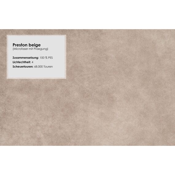 Cavadore Hocker Mavericco / XXL Hocker rechteckig in Lederoptik / Industrial Style / Passend zu Big Sofa und Ecksofa Mavericco / 108 x 71 x 41 cm (BxHXT) / Mikrofaser Beige