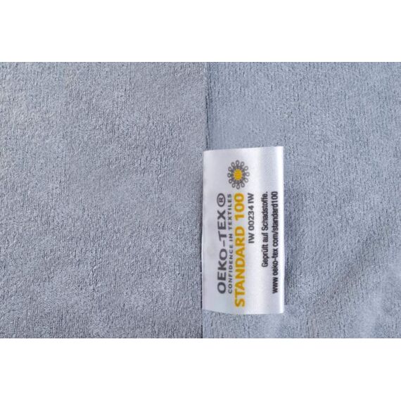 Pro Cosmo Kindersofa Bettfunktion 3in1 Sofa + Gratis Polsterhocker und Kissen Kindermöbel Set Grau A33 - Schmetterlinge